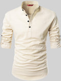 FireFish Men's Slim Fit Full Sleeve Yellow Cotton Short Kurta