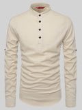 FireFish Men's Slim Fit Full Sleeve Yellow Cotton Short Kurta
