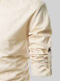 FireFish Men's Slim Fit Full Sleeve Yellow Cotton Short Kurta