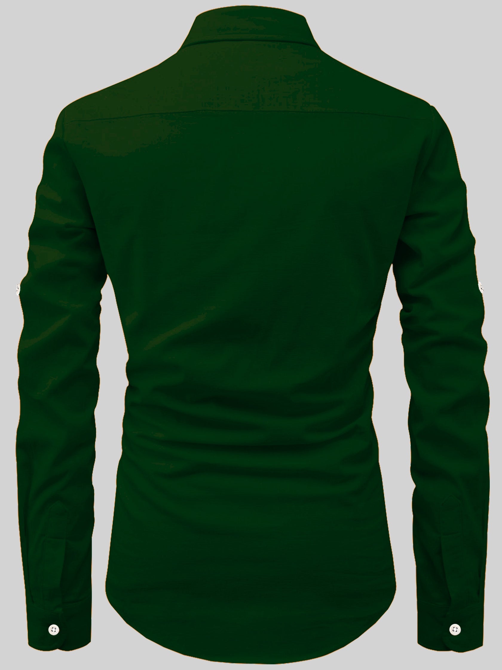 FireFish Men's Slim Fit Dark Teal With White Cotton Short Kurta Pack 2