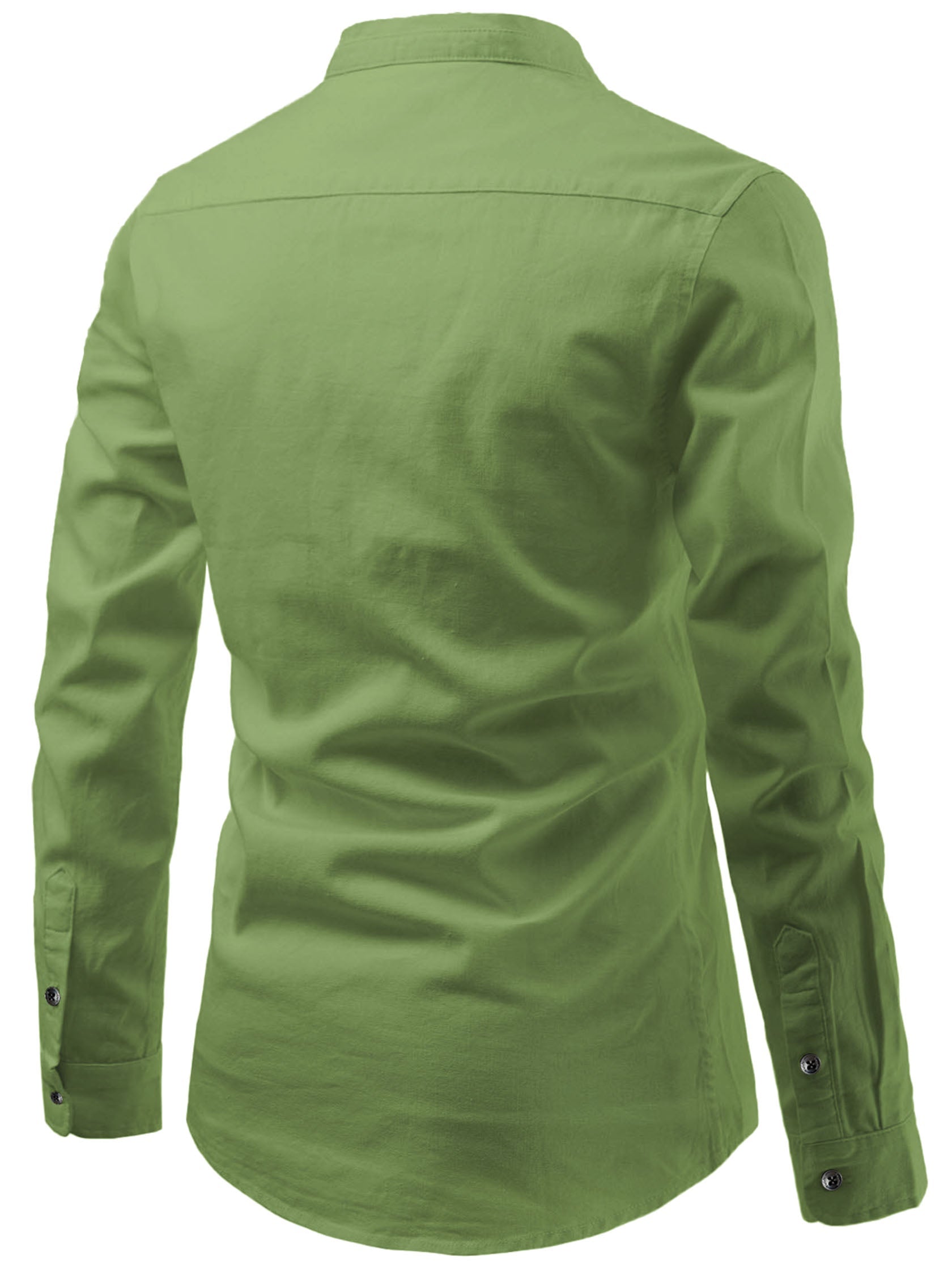 FireFish Men's Slim Fit Double Pocket Beige Color Pure Cotton Short Kurta