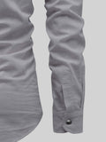 FireFish Men's Slim Fit Dark Teal With White Cotton Short Kurta Pack 2