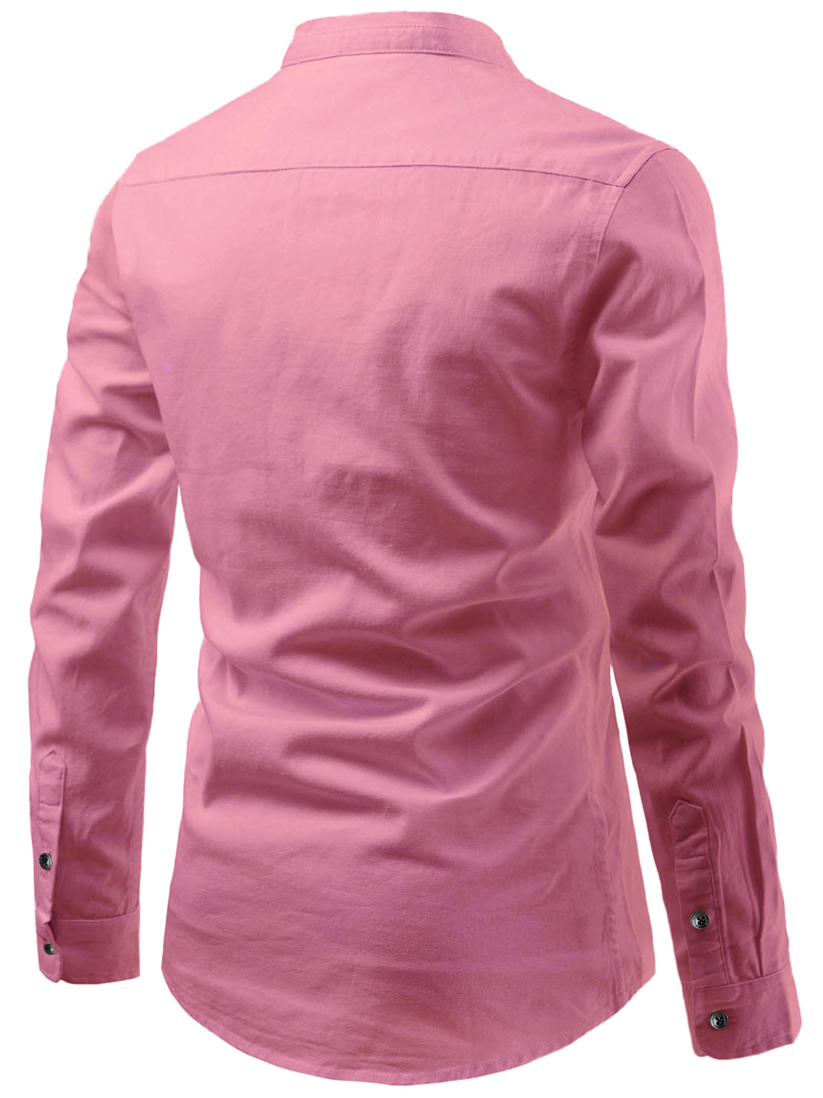 FireFish Men's Slim Fit Double Pocket Beige Color Pure Cotton Short Kurta