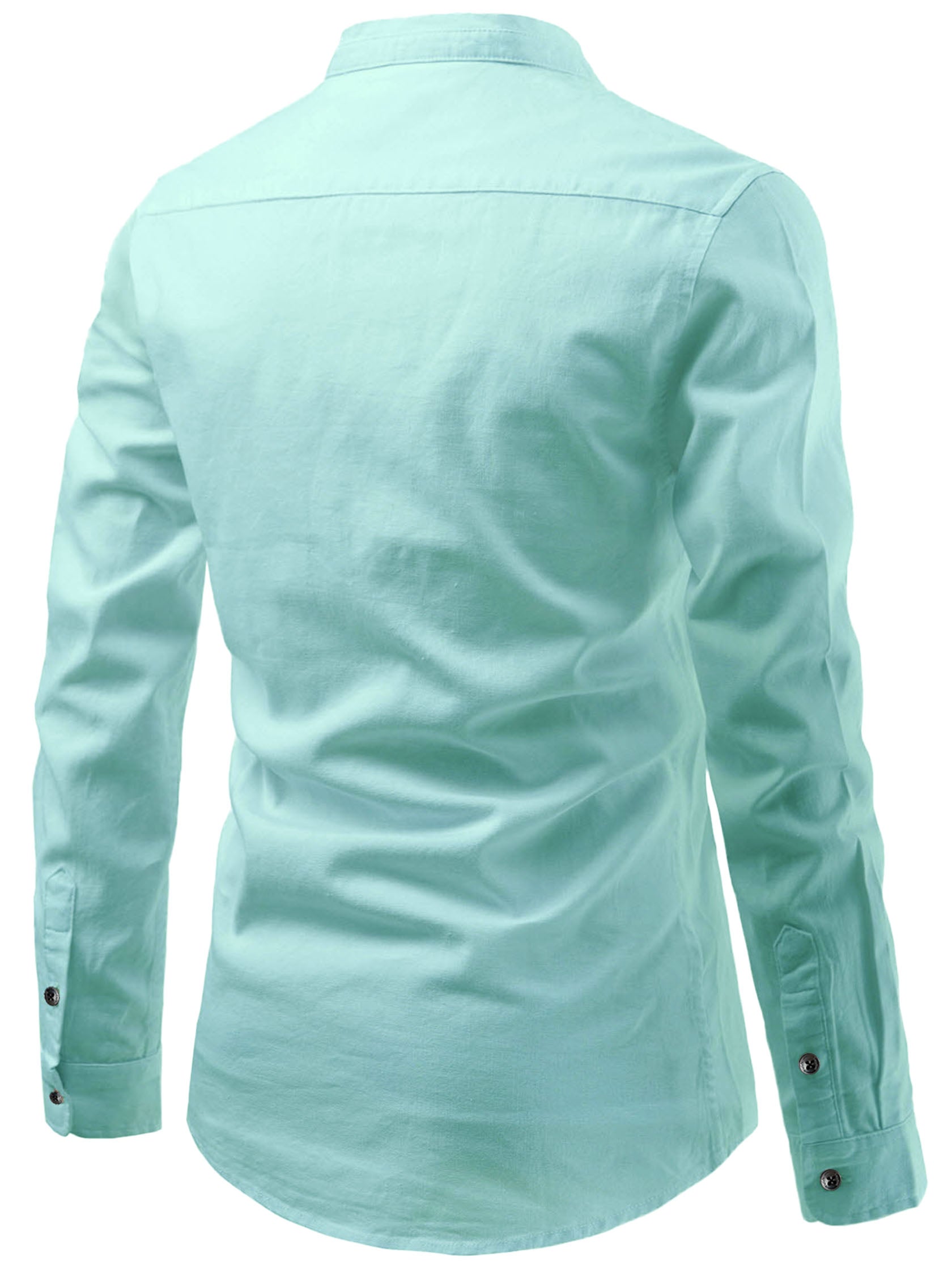 FireFish Men's Slim Fit Double Pocket Beige Color Pure Cotton Short Kurta