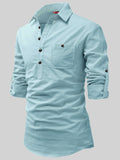 FireFish Men's Slim Fit Light Pista with White Cotton Short Kurta Pack 2