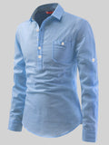 FireFish Men's Slim Fit Dark Teal With White Cotton Short Kurta Pack 2