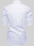 FireFish Men's Slim Fit Full Sleeve Yellow Cotton Short Kurta
