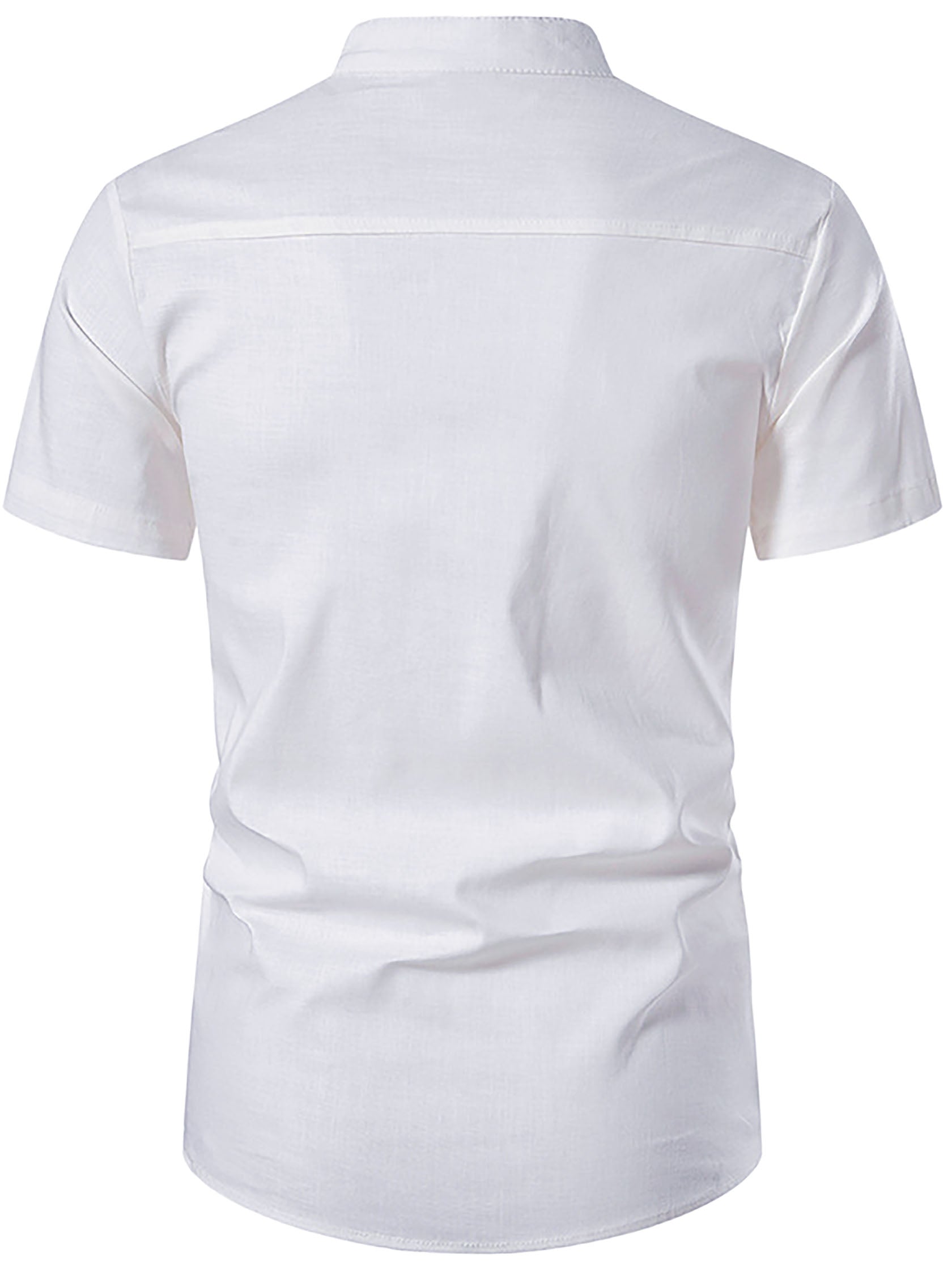 FireFish Men's Slim Fit Half Sleeve Beige Color Pure Cotton Short Kurta