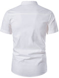 FireFish Men's Slim Fit Half Sleeve Beige Color Pure Cotton Short Kurta