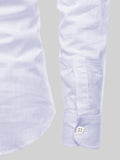 FireFish Men's Slim Fit Grey with White Color Cotton Short Kurta Pack 2