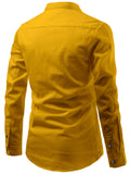 FireFish Men's Slim Fit Double Pocket Beige Color Pure Cotton Short Kurta