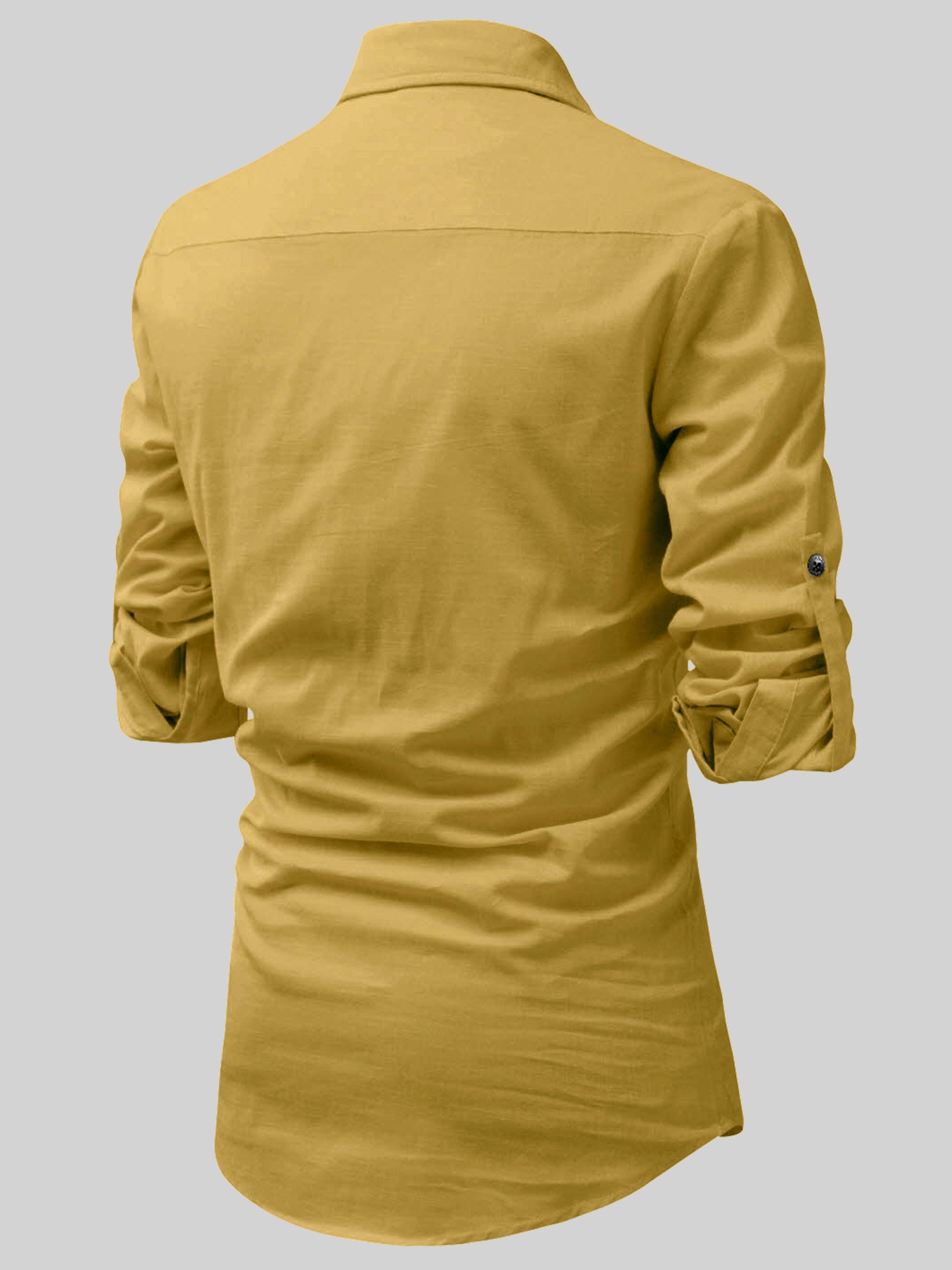 FireFish Men's Slim Fit Light Pista with White Cotton Short Kurta Pack 2